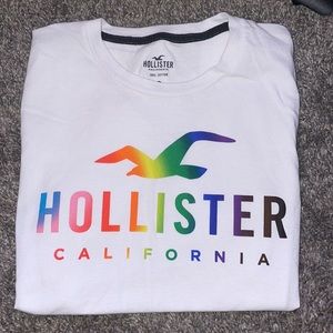 Unisex Hollister Pride Capsule Rainbow Logo T-shirt